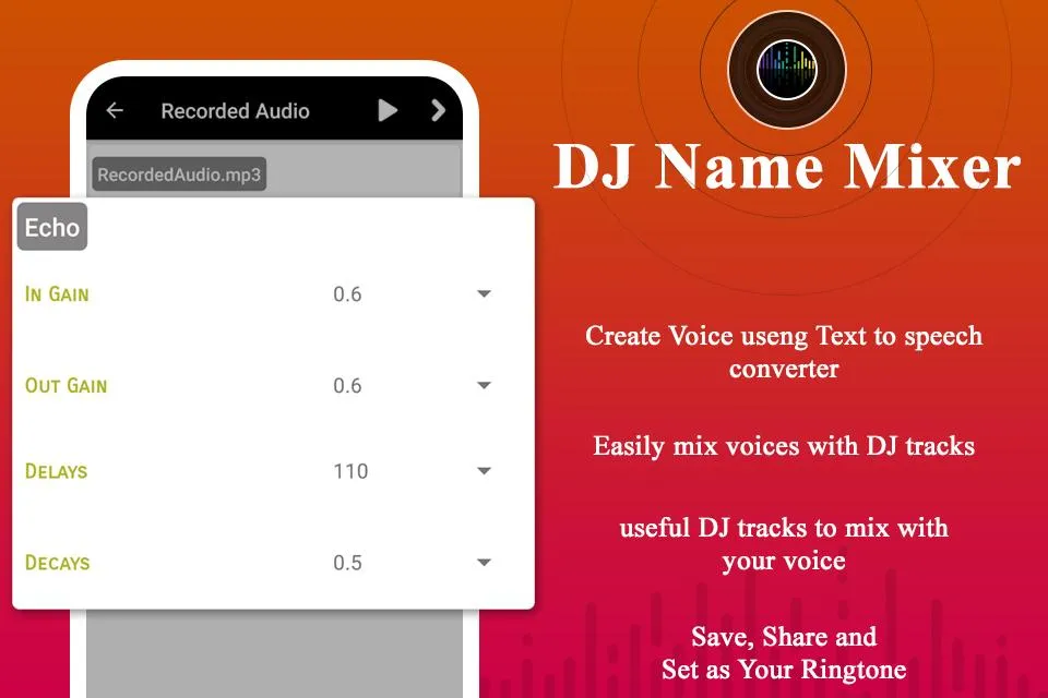 DJ Name Mixer | Indus Appstore | Screenshot