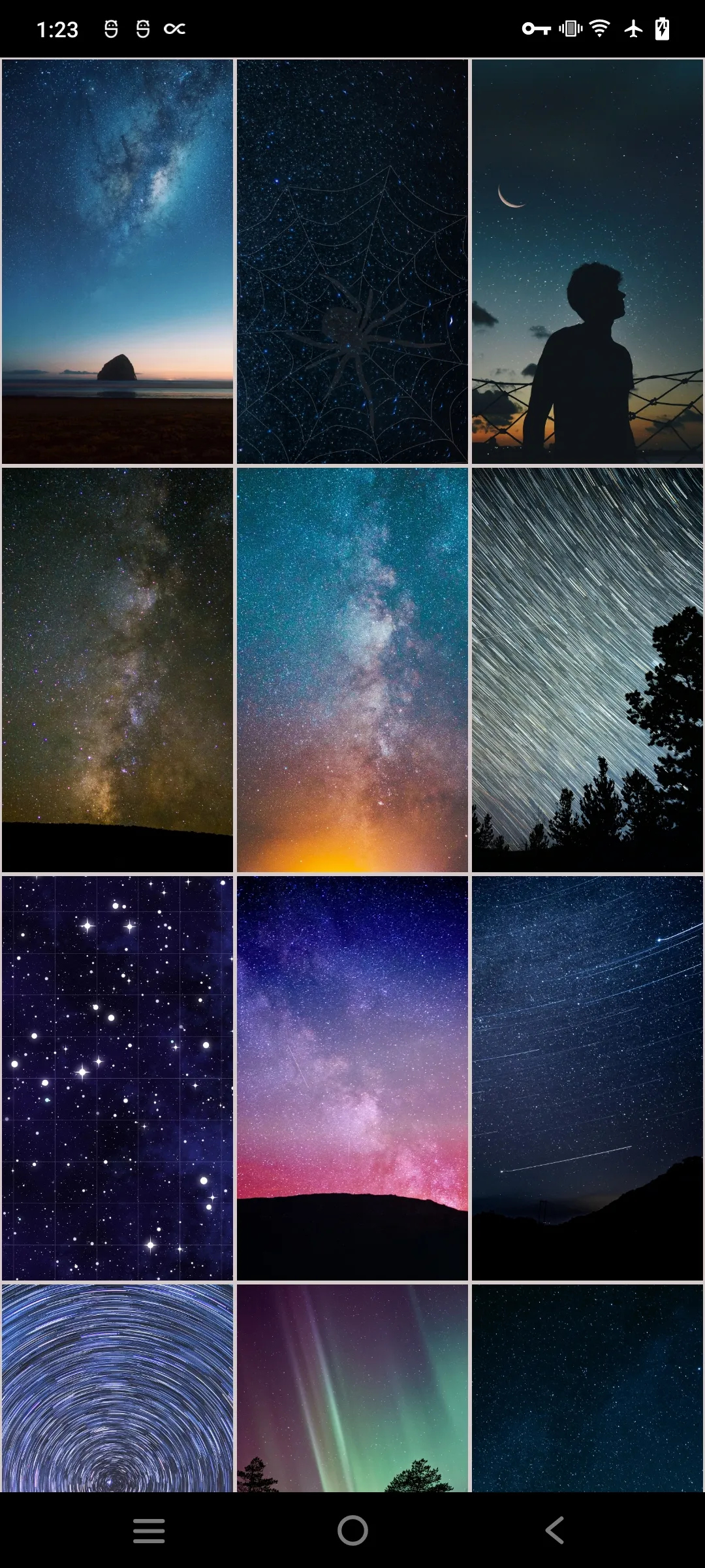 Night Sky & Stars Wallpapers | Indus Appstore | Screenshot