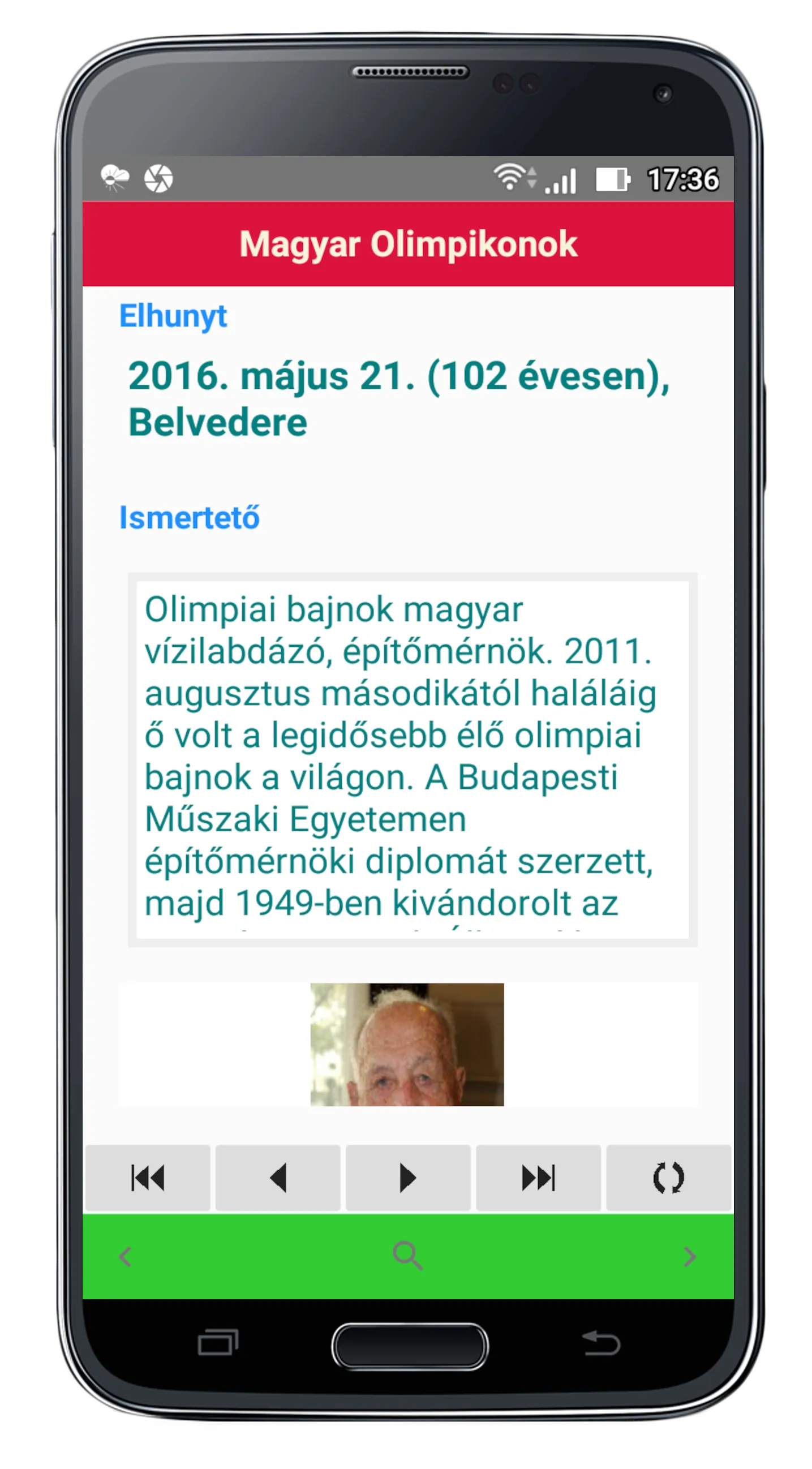 Magyar Olimpikonok | Indus Appstore | Screenshot