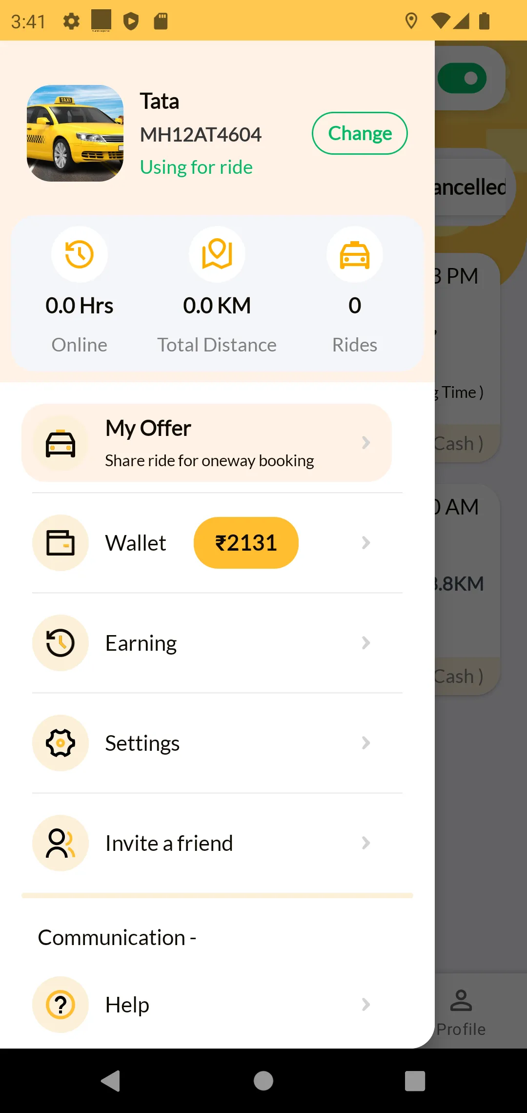 77Cabs - Driver App | Indus Appstore | Screenshot
