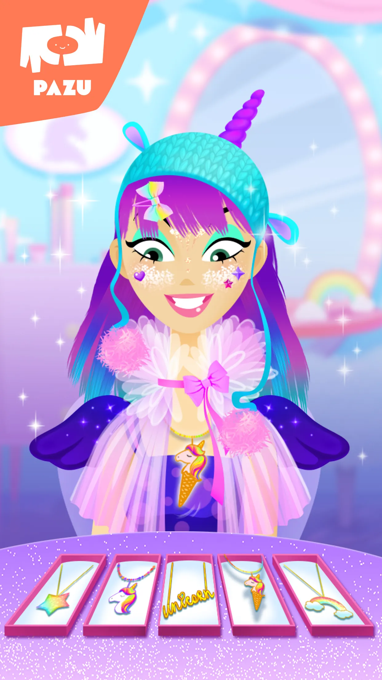 Girls Hair Salon Unicorn | Indus Appstore | Screenshot