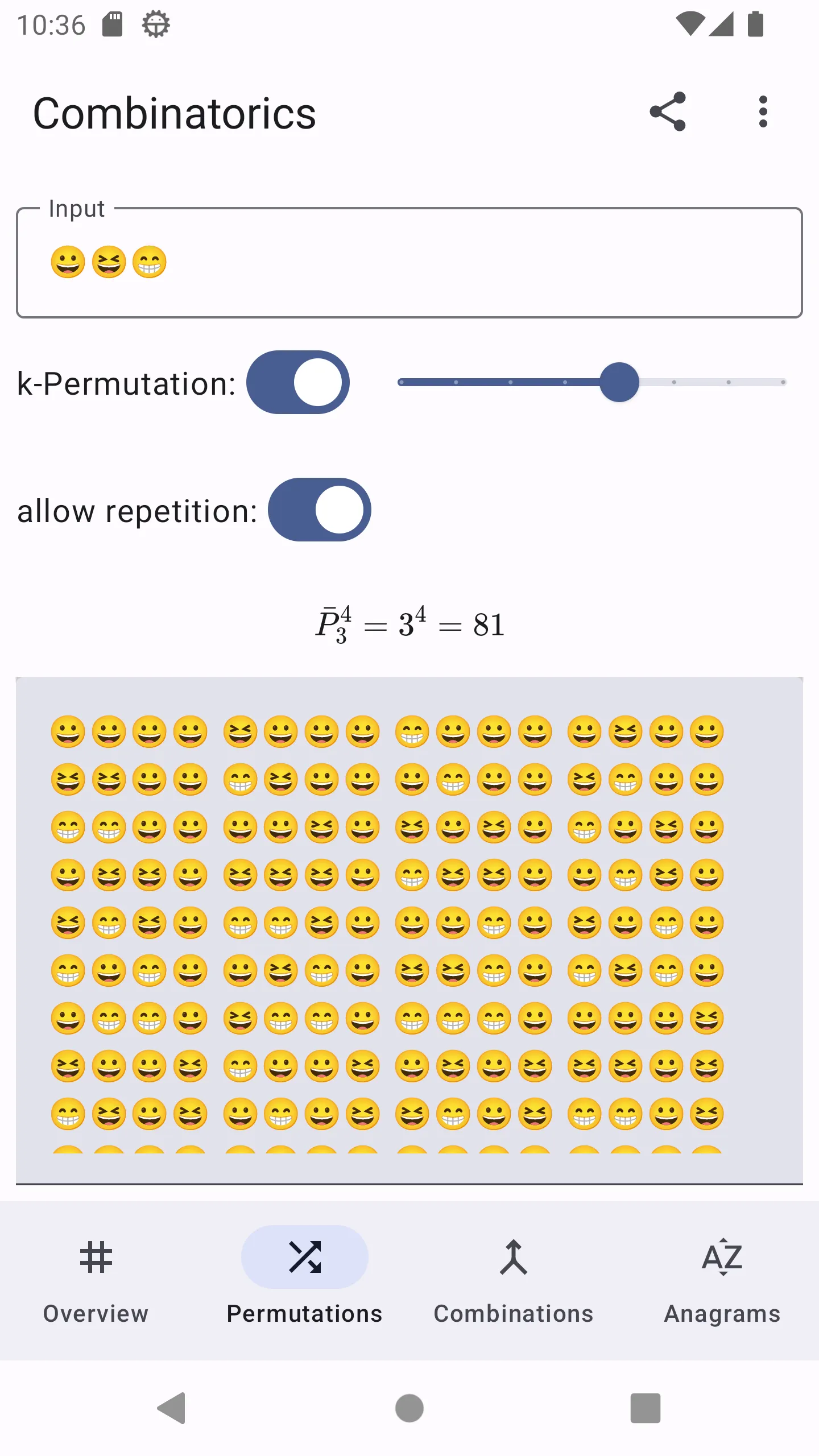 Combinatorics Mathematics | Indus Appstore | Screenshot