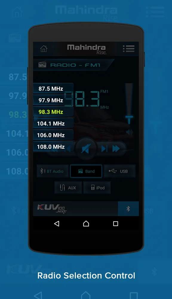 MAHINDRA BLUE SENSE KUV100 NXT | Indus Appstore | Screenshot