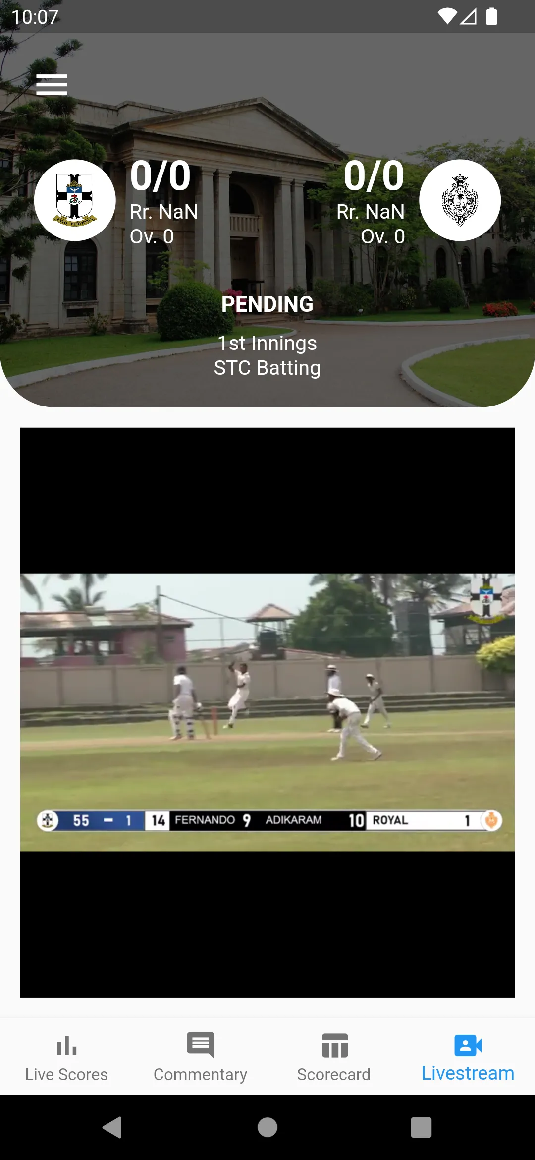 Royal Thomian Live | Indus Appstore | Screenshot