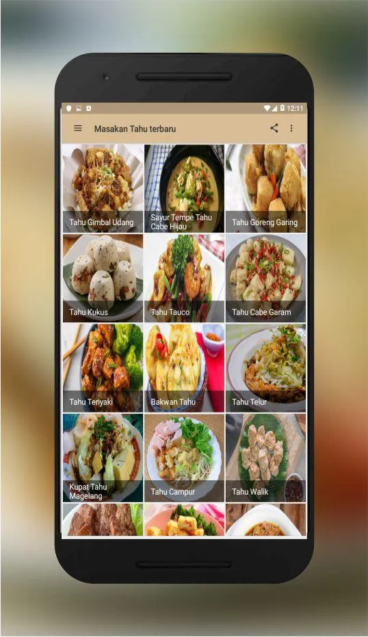 Resep masakan tahu offline | Indus Appstore | Screenshot