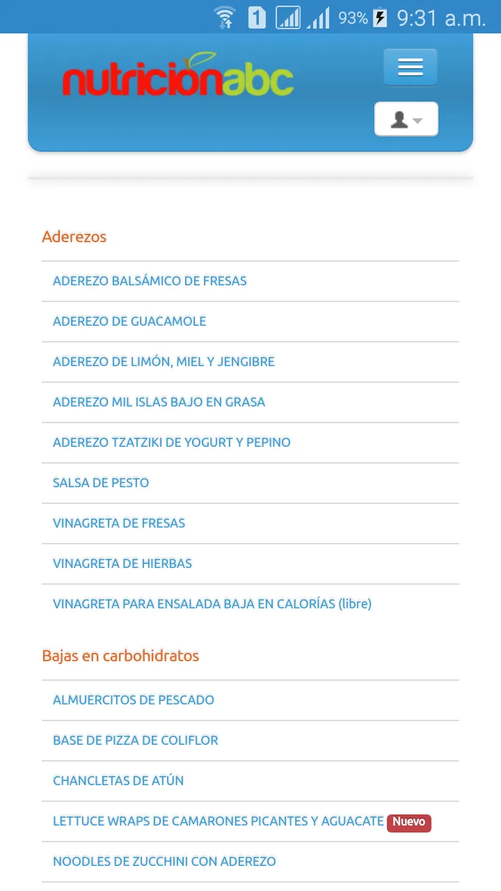 Nutricion ABC | Indus Appstore | Screenshot