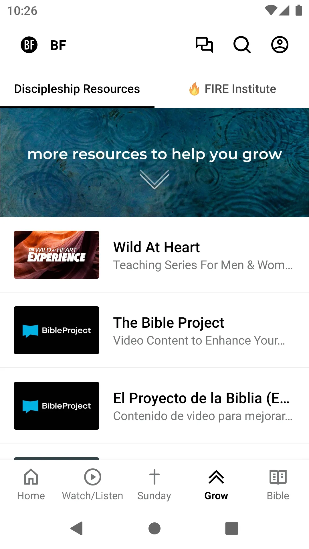 BF - Believers Fellowship | Indus Appstore | Screenshot