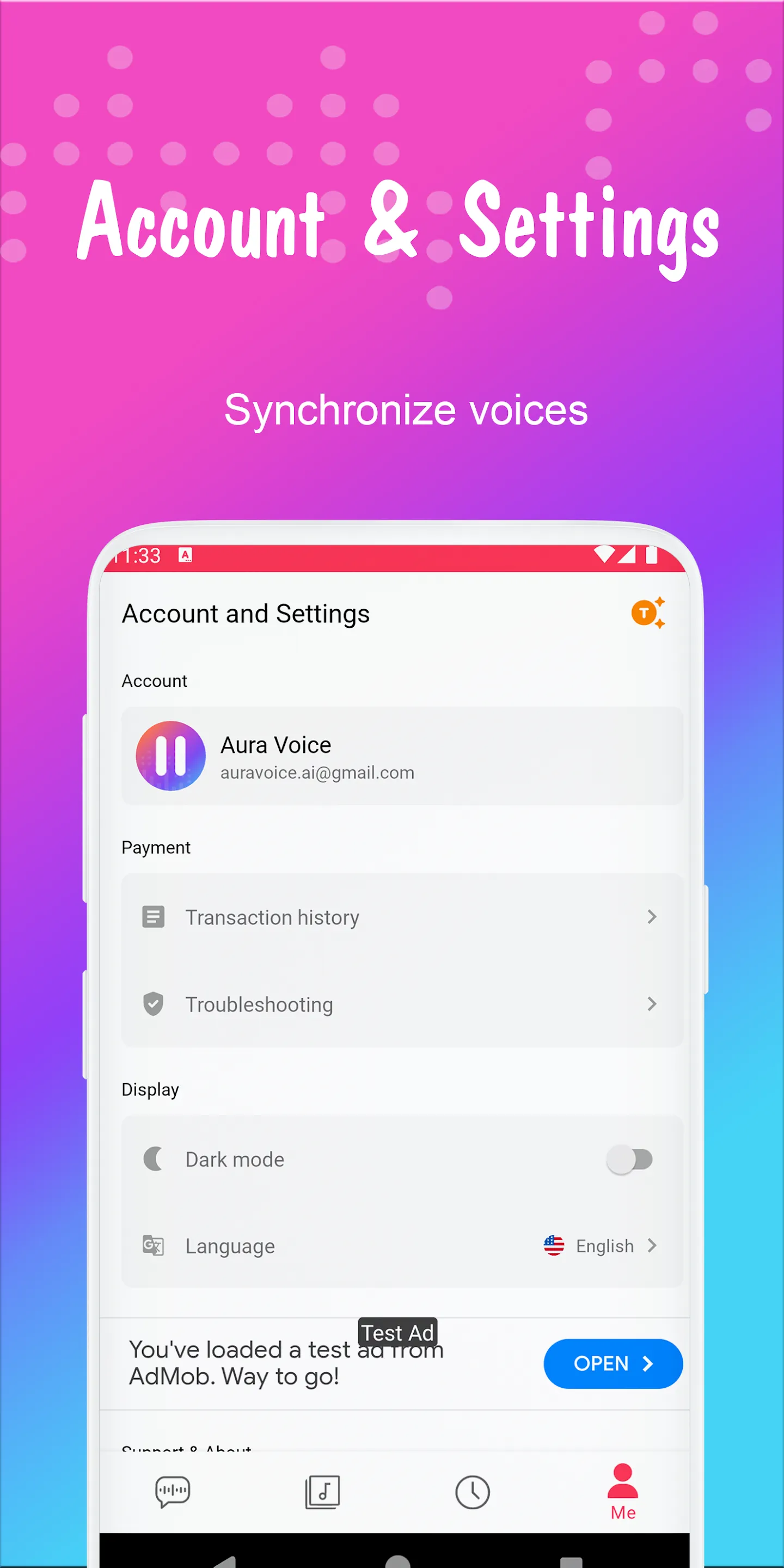 Aura Voice - AI Audio | Indus Appstore | Screenshot