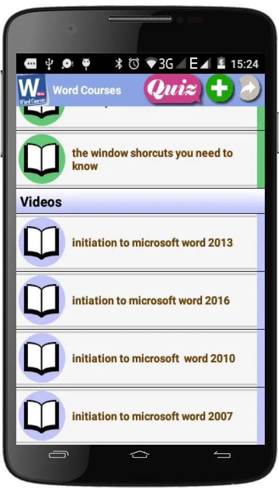 Word Courses | Indus Appstore | Screenshot