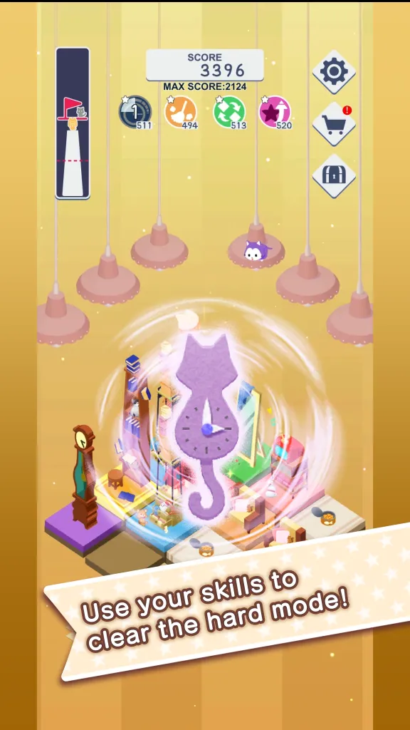 Cat Puzzle -Stray Cat Towers- | Indus Appstore | Screenshot