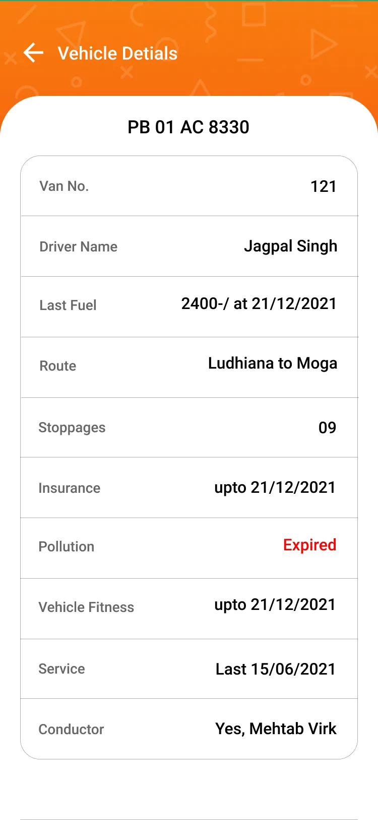 Driver App - Class ON | Indus Appstore | Screenshot