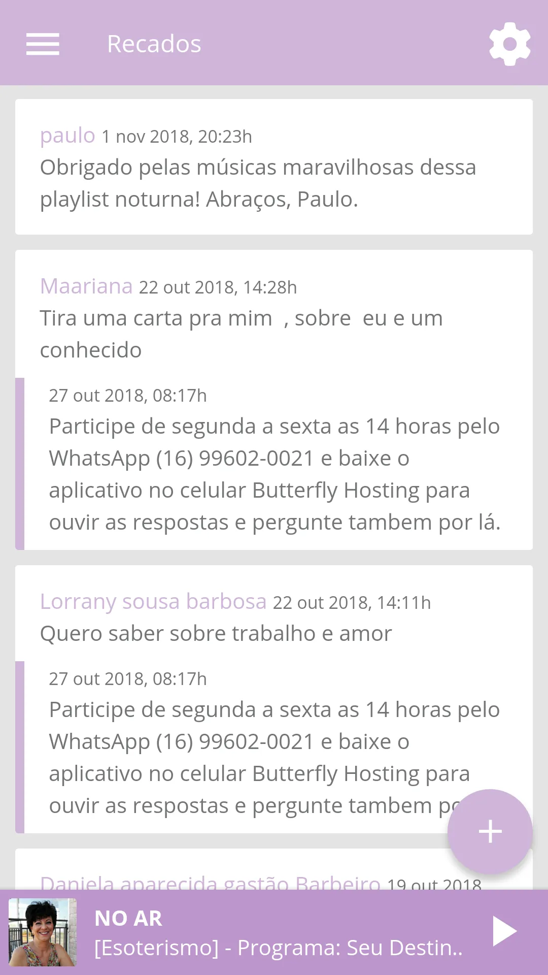 Rádio Butterfly Hosting | Indus Appstore | Screenshot