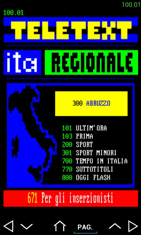 Teletext Ita | Indus Appstore | Screenshot