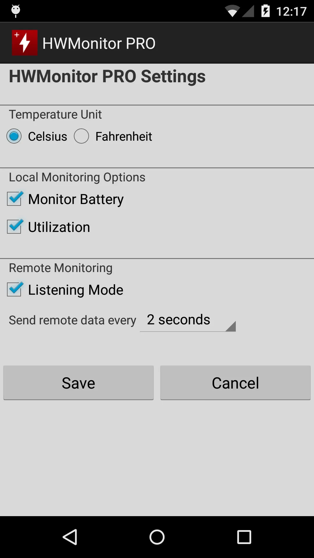 HWMonitor PRO | Indus Appstore | Screenshot