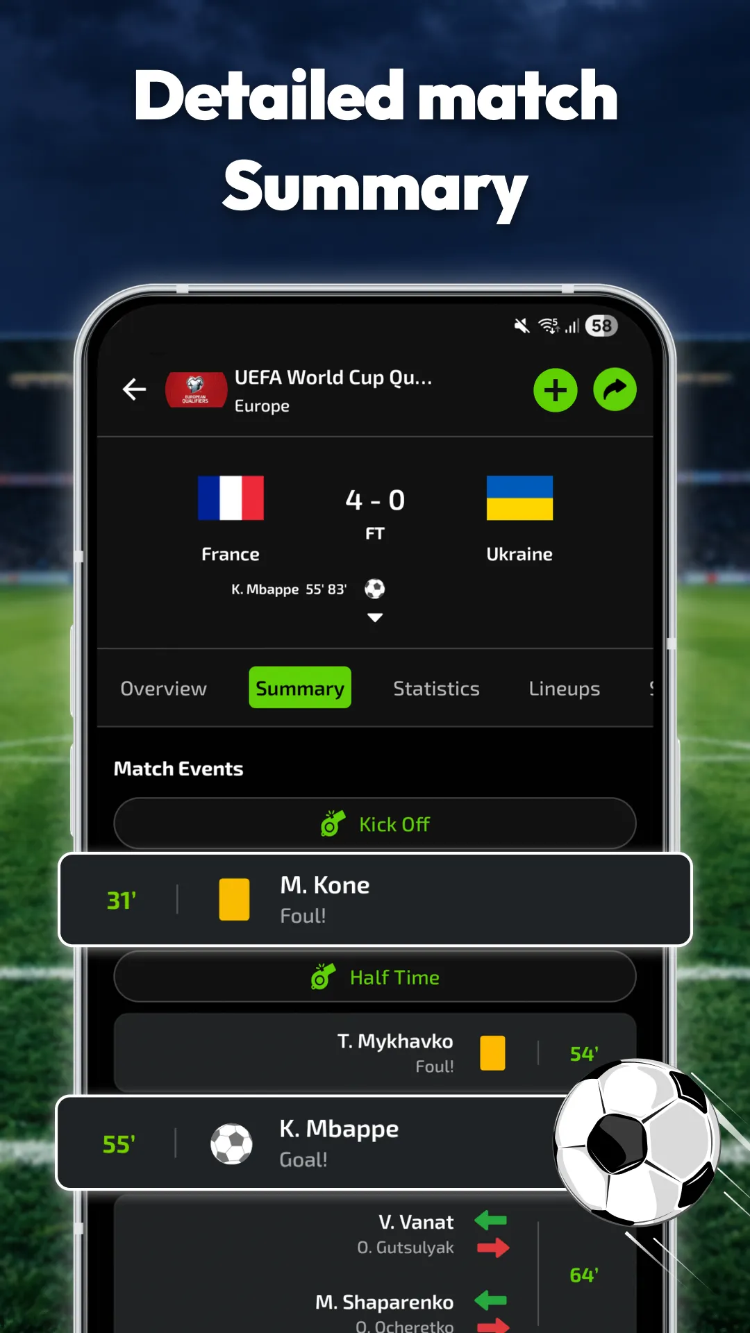 Football Live Scores Match | Indus Appstore | Screenshot