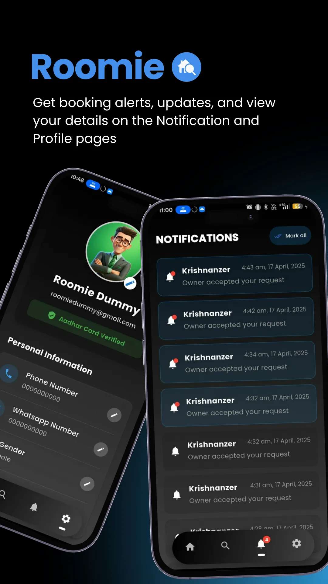 Roomie: Find Rent Rooms & PGs | Indus Appstore | Screenshot