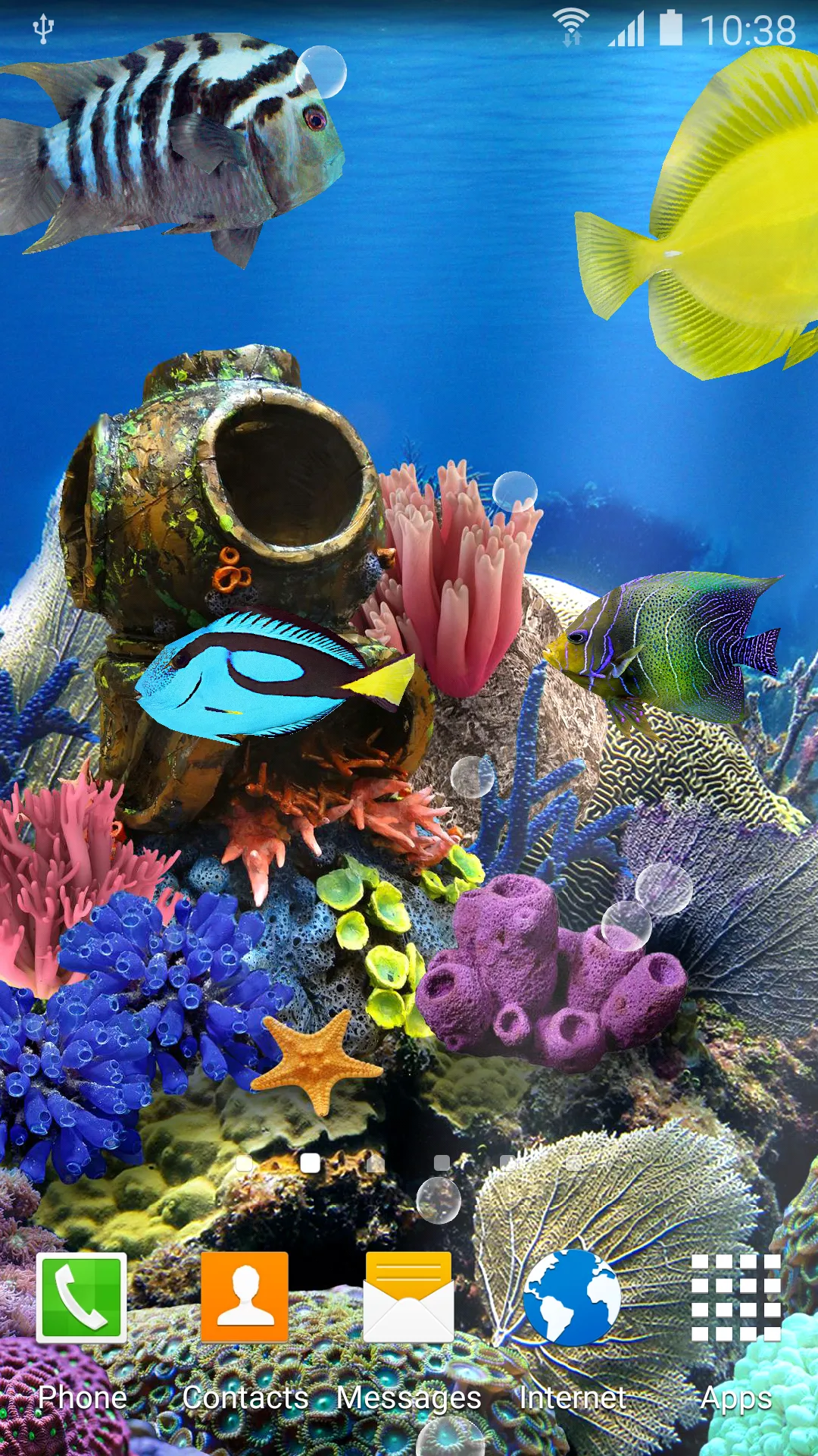 Coral Fish Live Wallpaper | Indus Appstore | Screenshot