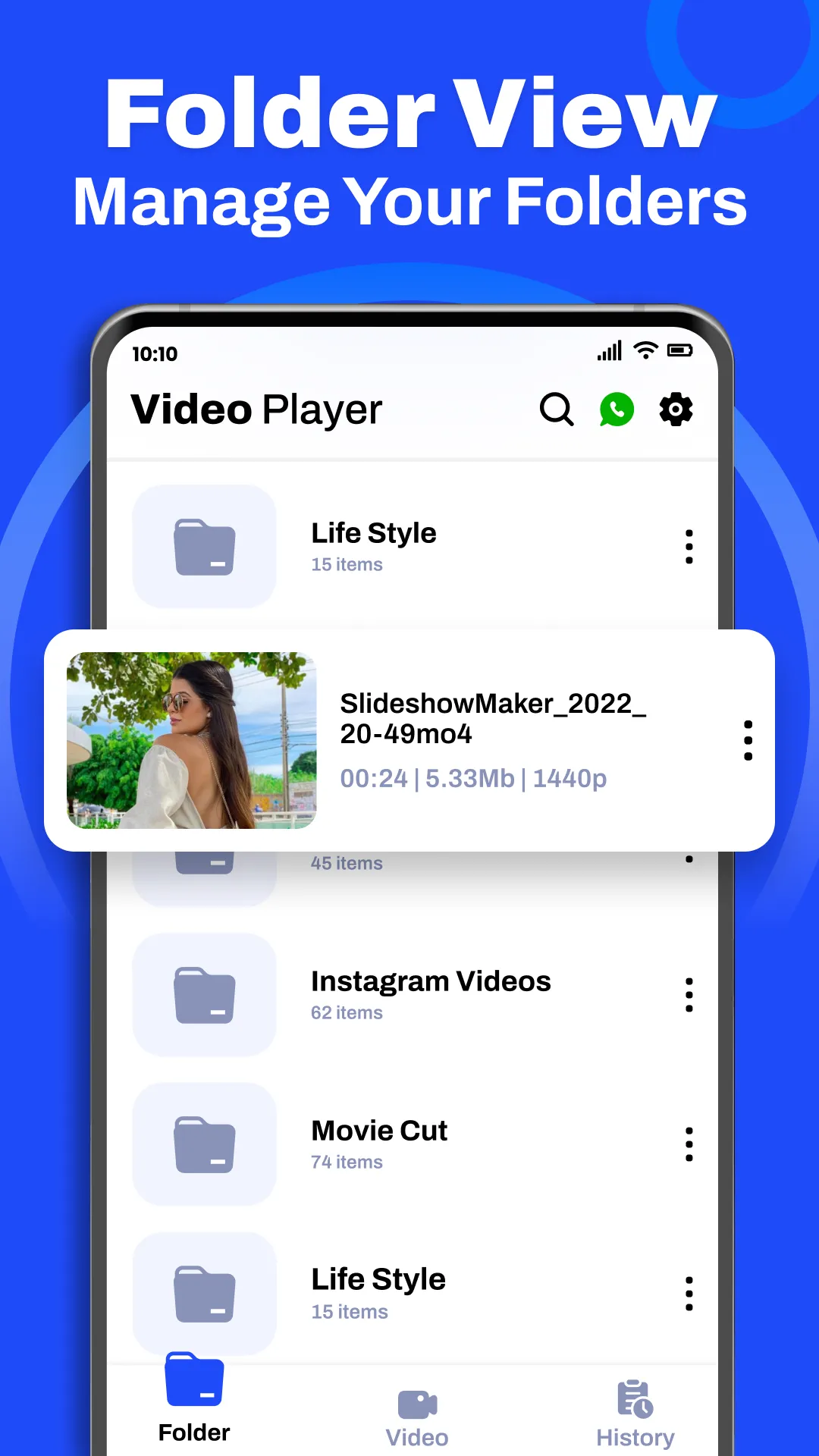 HD Video Player All Format | Indus Appstore | Screenshot