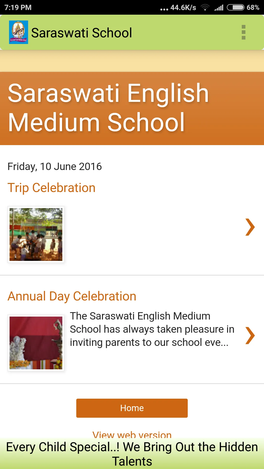 Saraswati School Wagholi | Indus Appstore | Screenshot