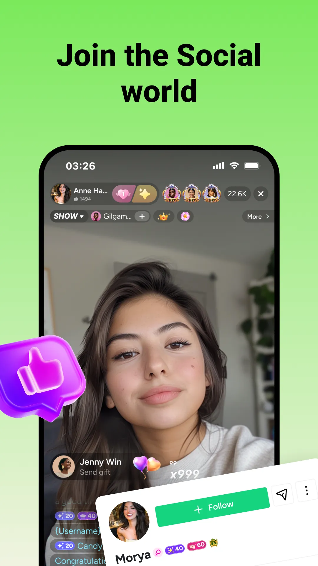 GOSH -Live Stream, Video, Earn | Indus Appstore | Screenshot