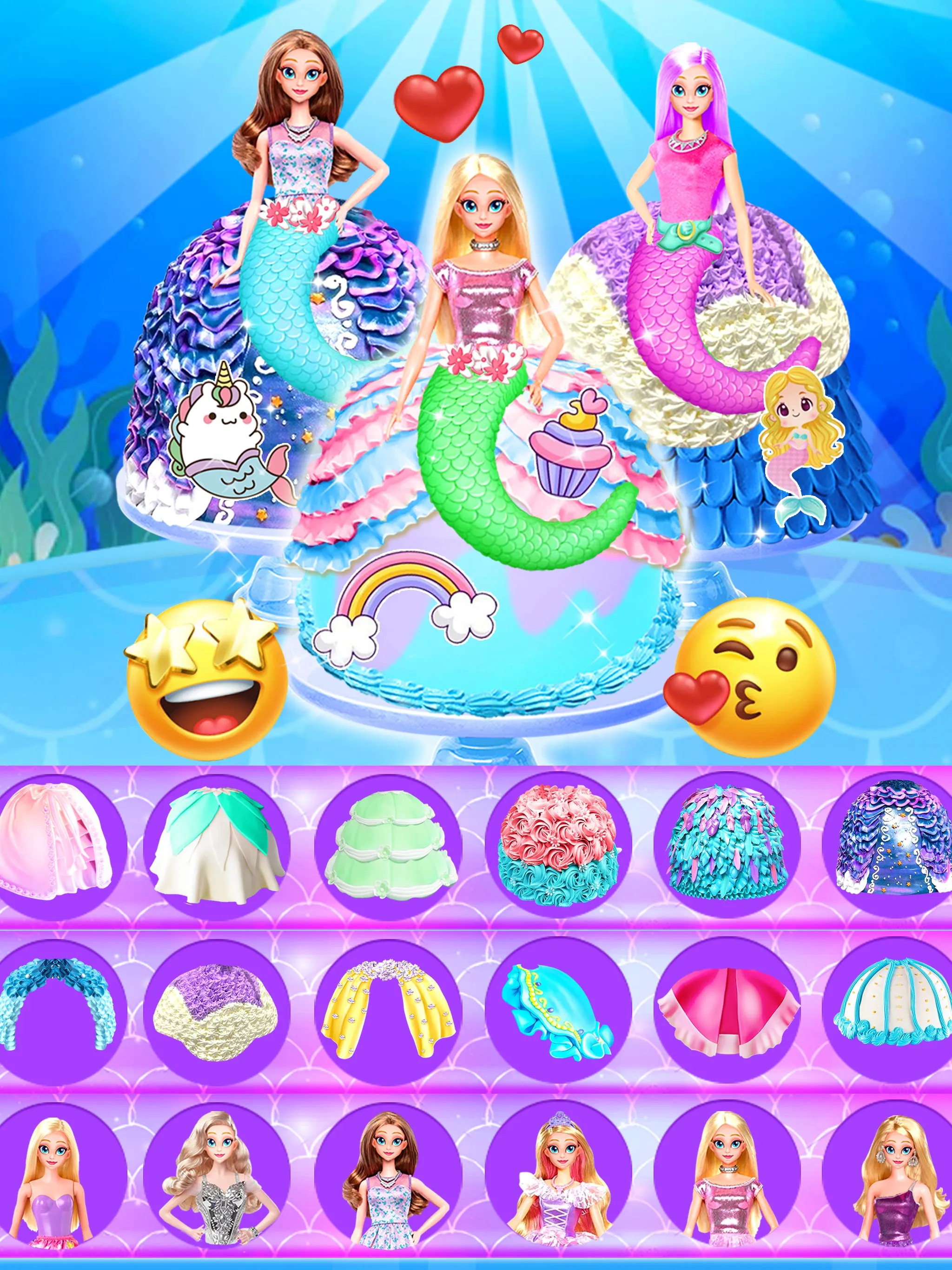 Unicorn Mermaid Cake | Indus Appstore | Screenshot