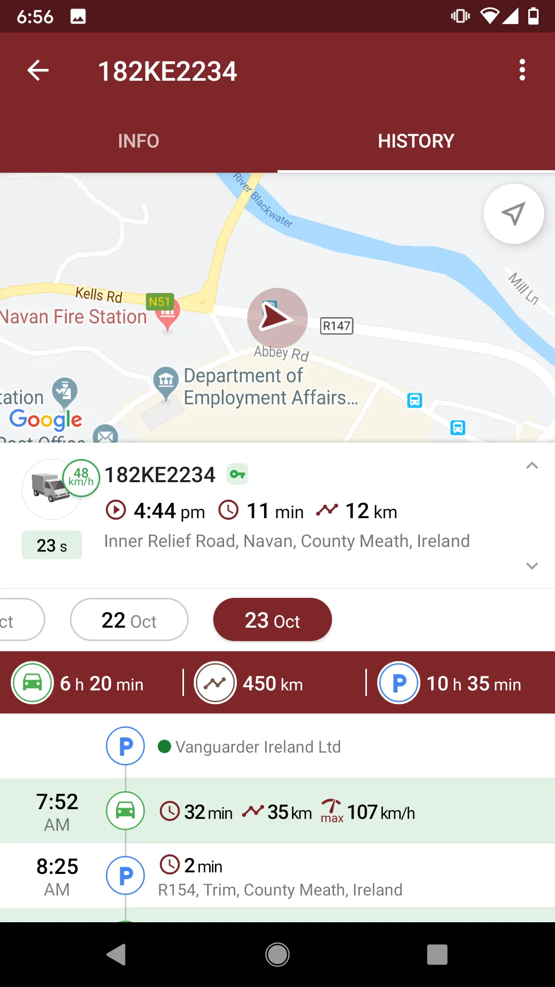 Vanguarder Vehicle Tracking | Indus Appstore | Screenshot