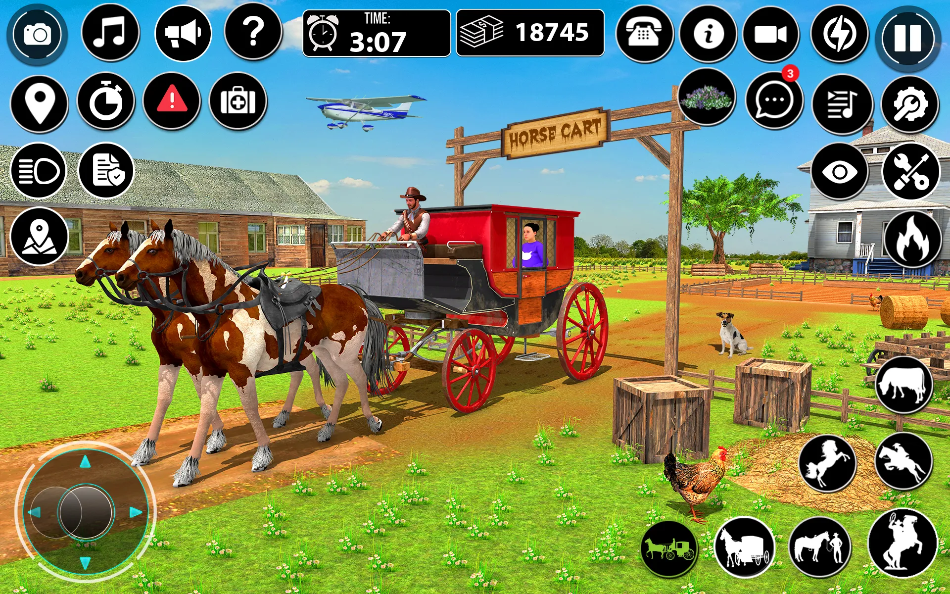 Horse Cart Taxi Transport Game | Indus Appstore | Screenshot