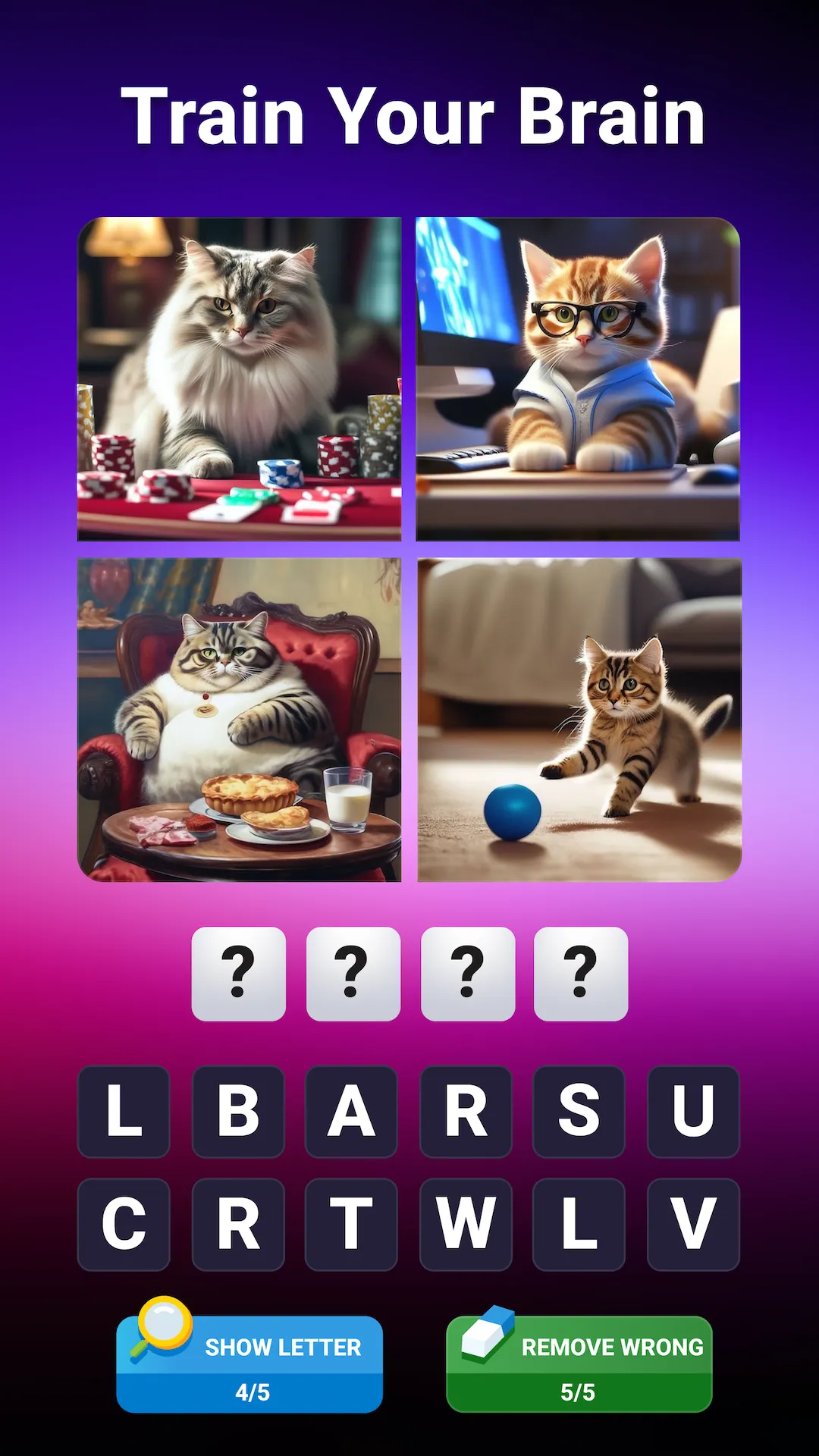 4 Pics: Guess the Word. Logic | Indus Appstore | Screenshot