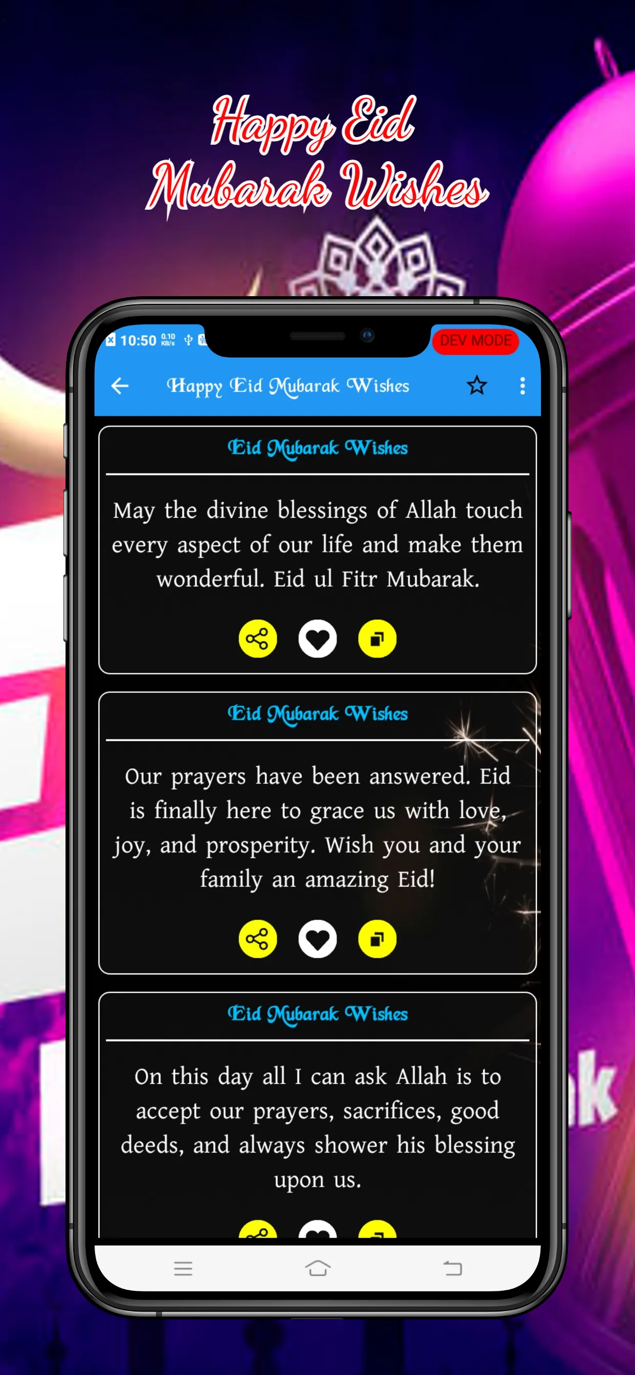 Happy Eid Mubarak Wishes 2024 | Indus Appstore | Screenshot