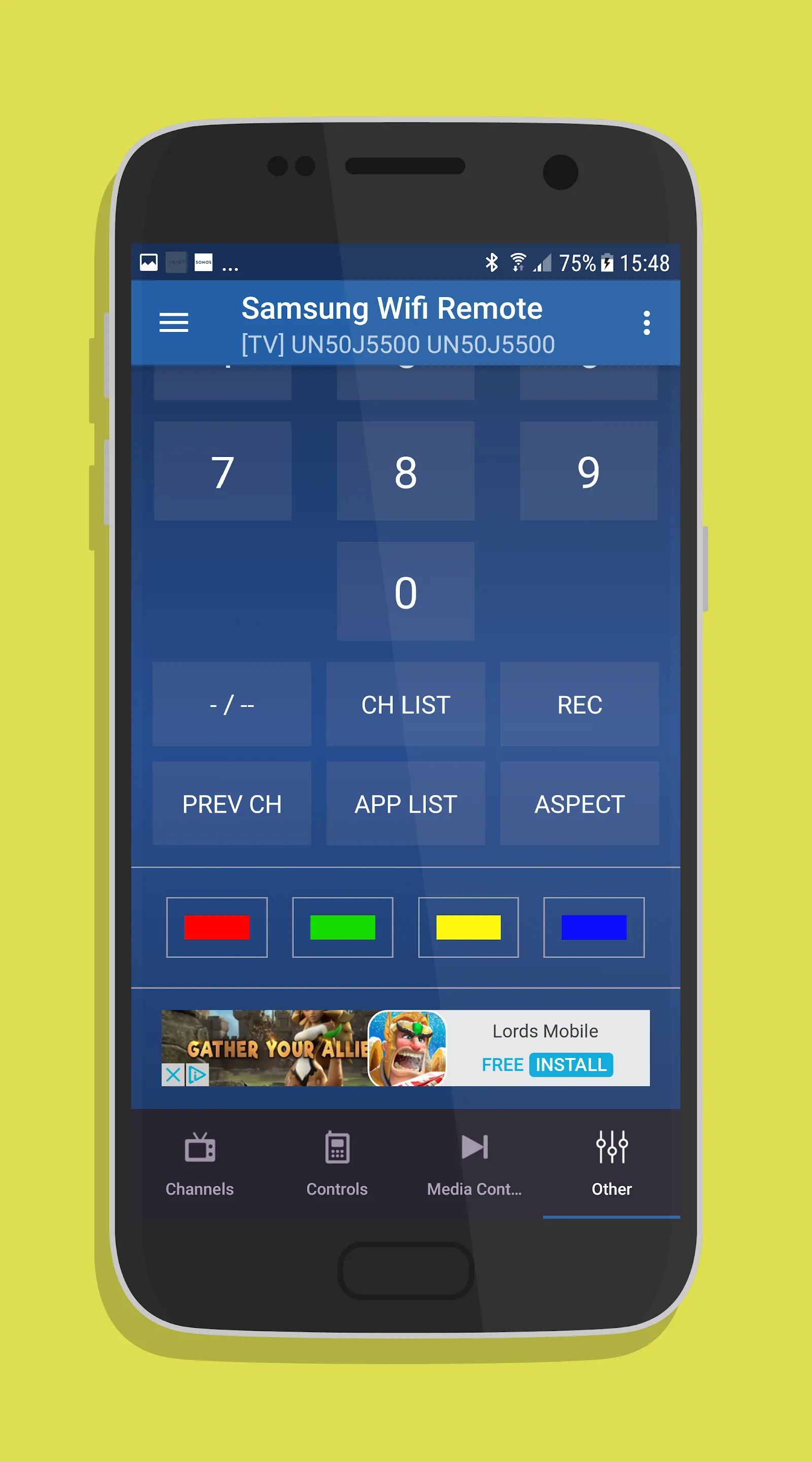 Remote for Samsung Smart TV | Indus Appstore | Screenshot