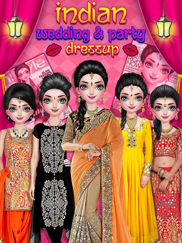 Indian Makeup and Dressup Game | Indus Appstore | Screenshot