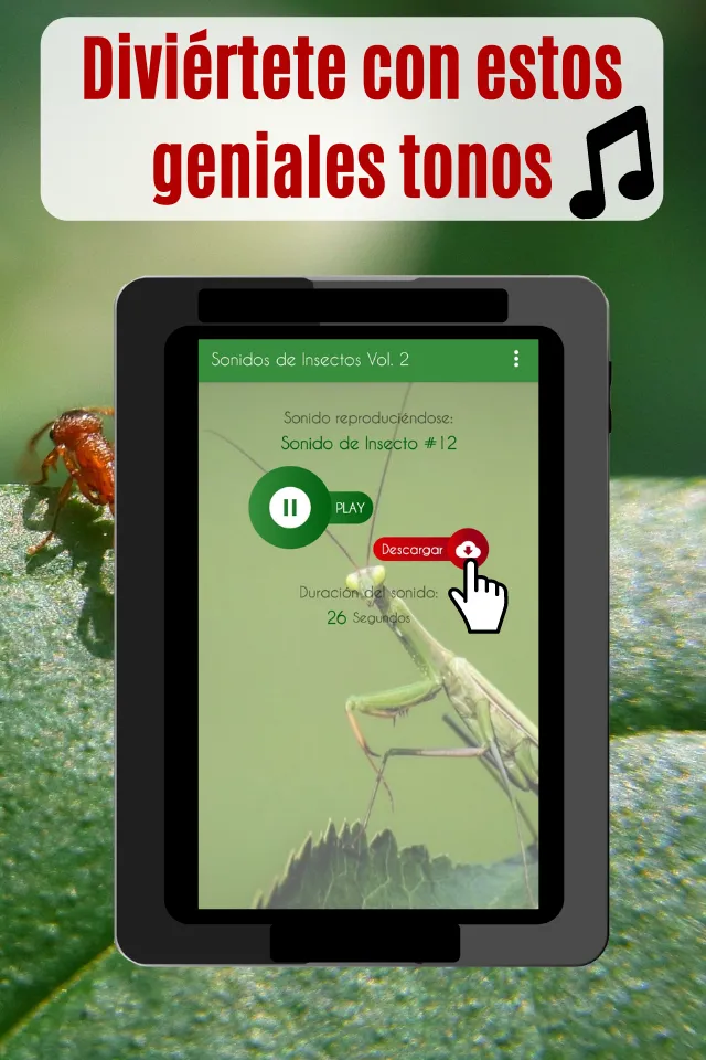 Sonidos de Insectos, zumbidos. | Indus Appstore | Screenshot