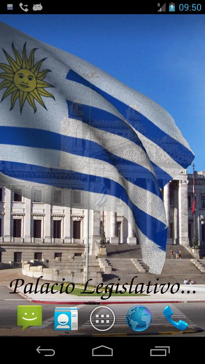 Uruguay Flag Live Wallpaper | Indus Appstore | Screenshot