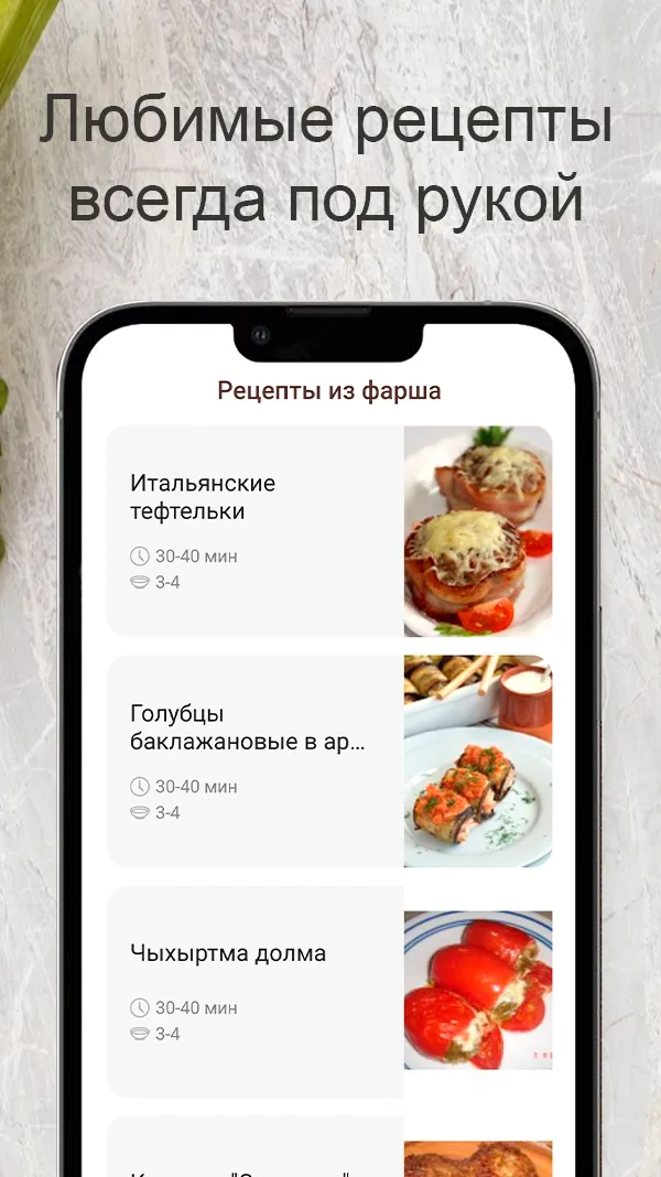 Рецепты из фарша | Indus Appstore | Screenshot