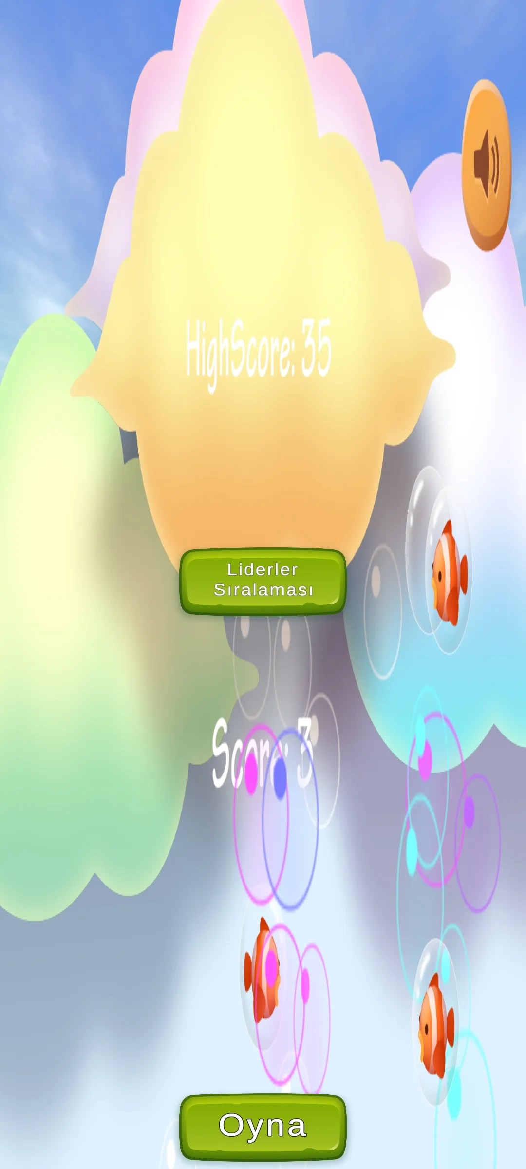 Flying Bubbles Fish | Indus Appstore | Screenshot