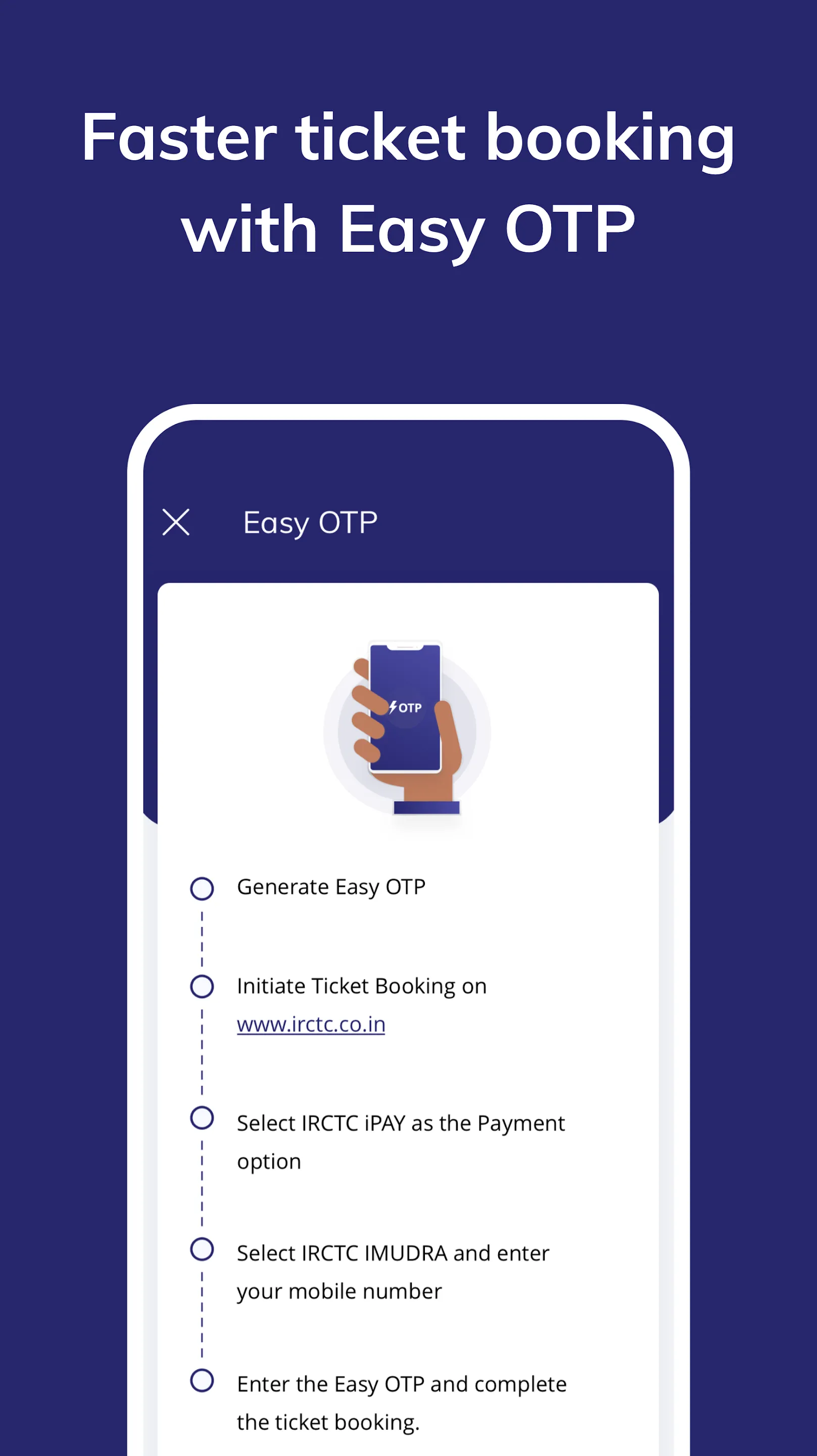 iMudra by IRCTC - Wallet, Card | Indus Appstore | Screenshot