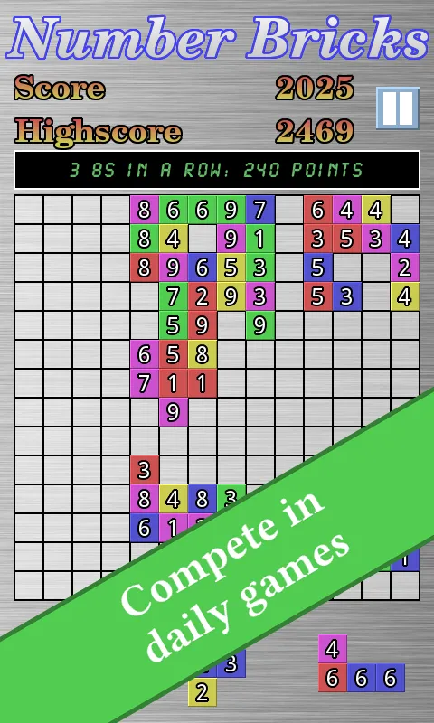 Number Bricks Puzzle | Indus Appstore | Screenshot