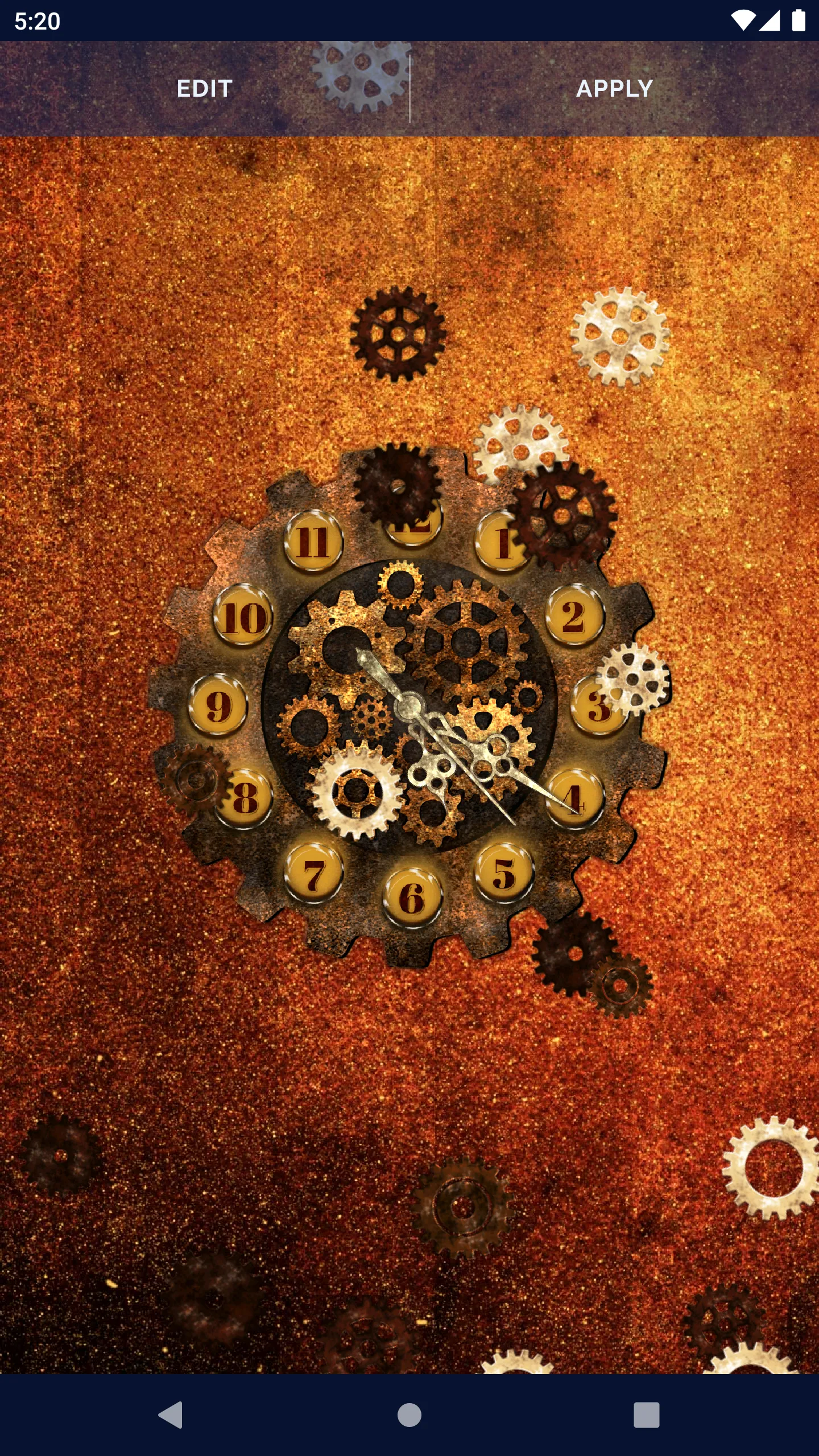 Steampunk Clock Wallpaper | Indus Appstore | Screenshot