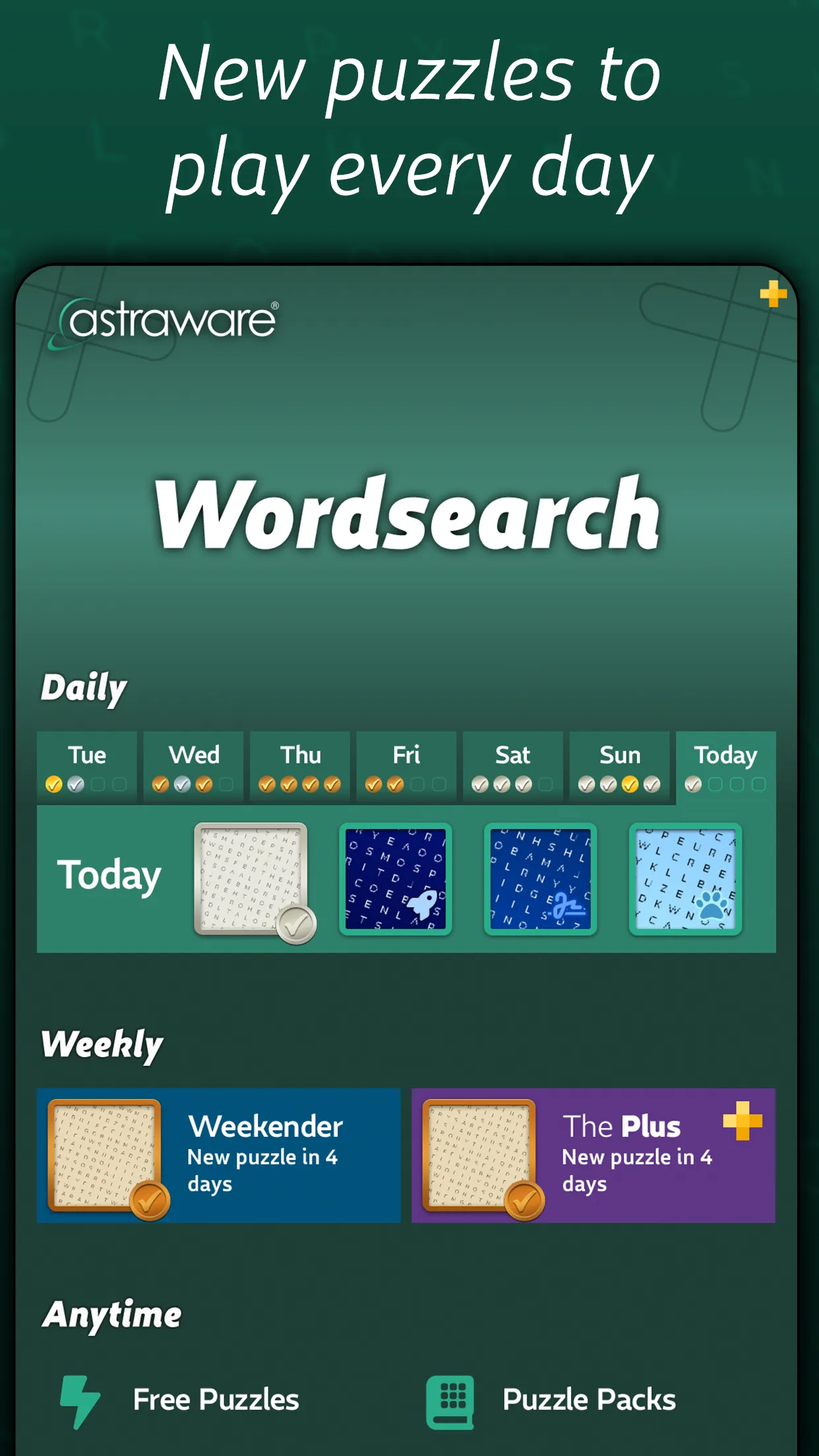 Astraware Wordsearch | Indus Appstore | Screenshot