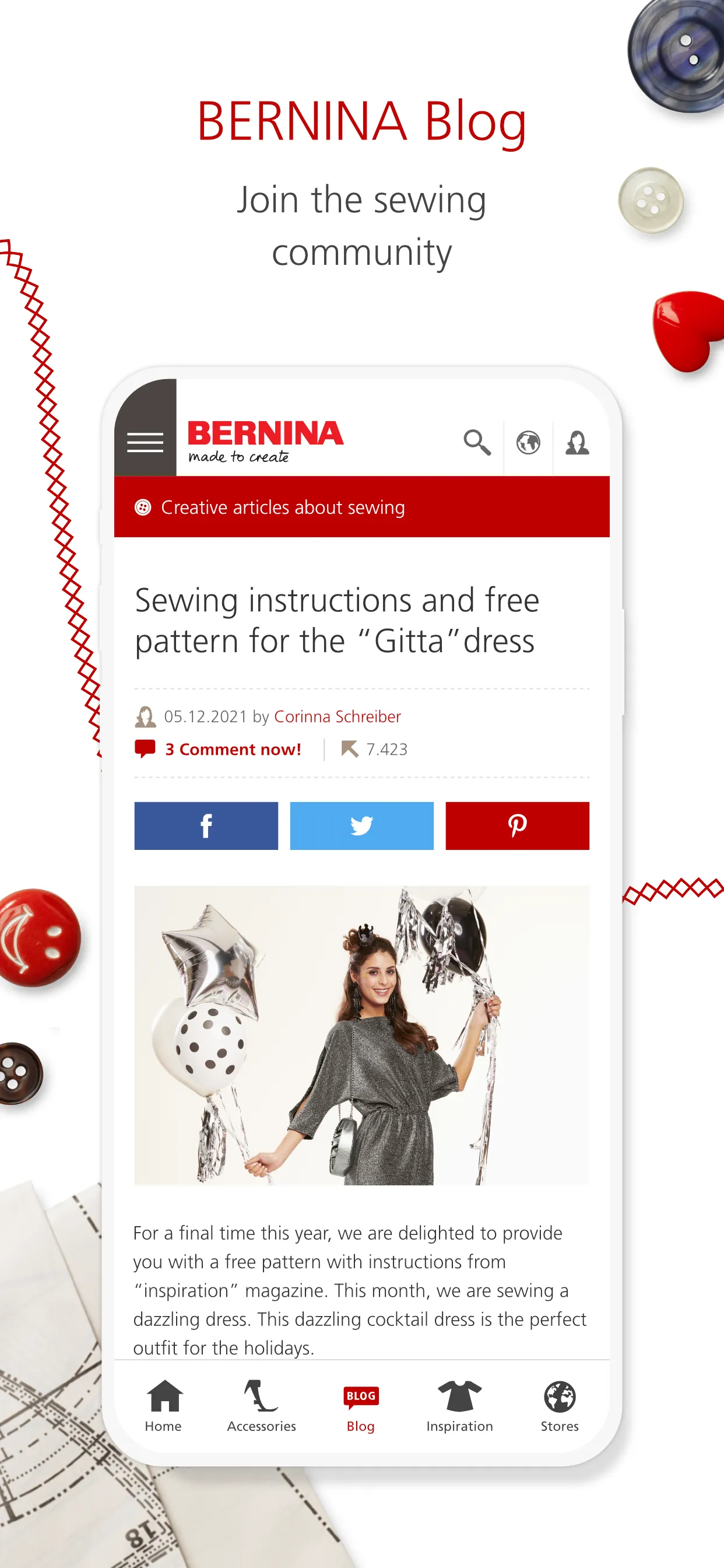 BERNINA | Indus Appstore | Screenshot