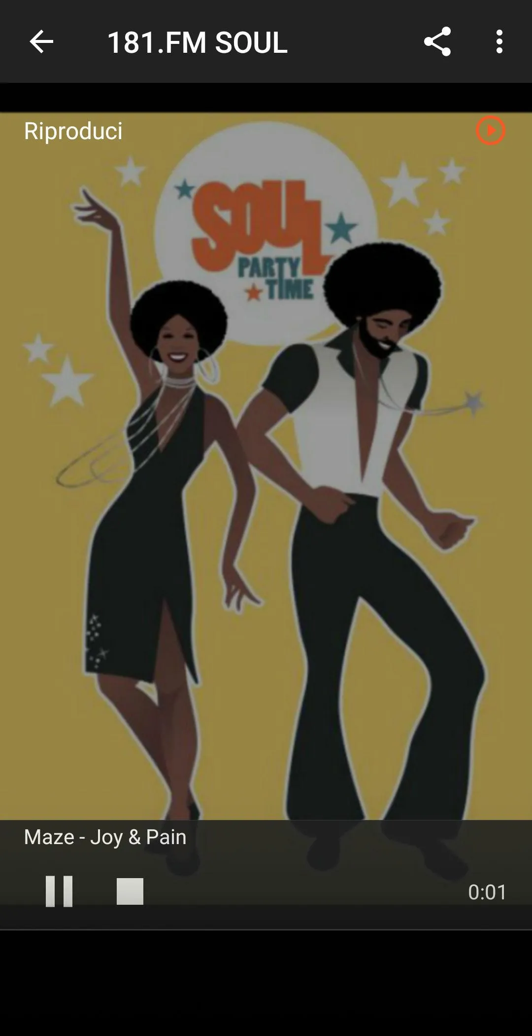 Soul, Rnb, 70's music | Indus Appstore | Screenshot