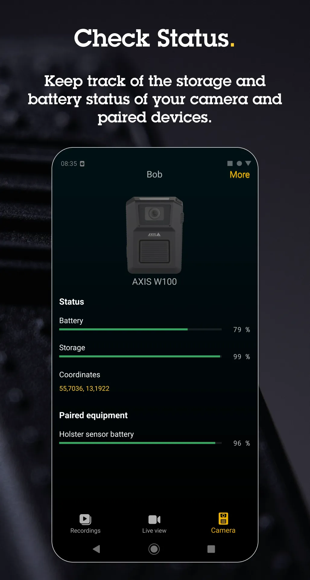 AXIS Body Worn Assistant | Indus Appstore | Screenshot