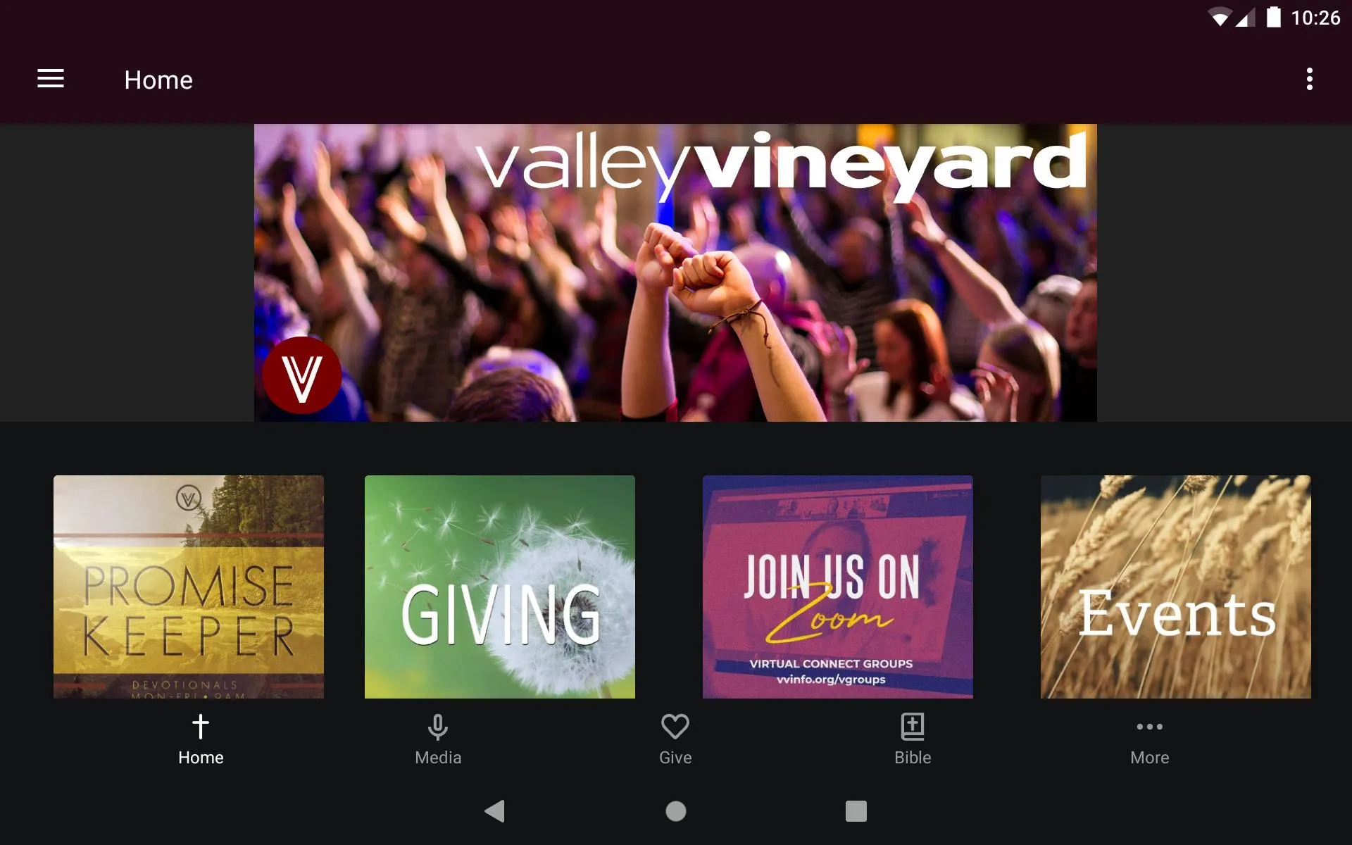 Valley Vineyard Church Reseda | Indus Appstore | Screenshot