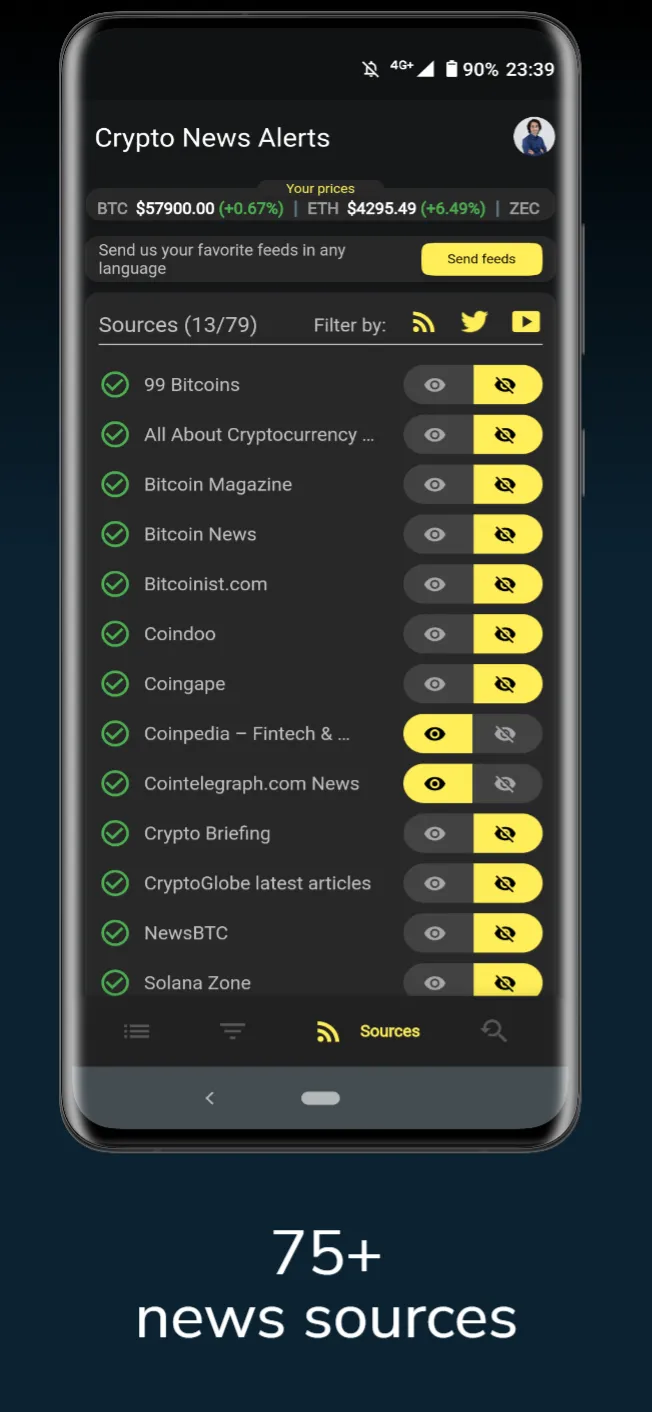 Crypto News: BTC & Alt Alerts - Apps on Indus Appstore