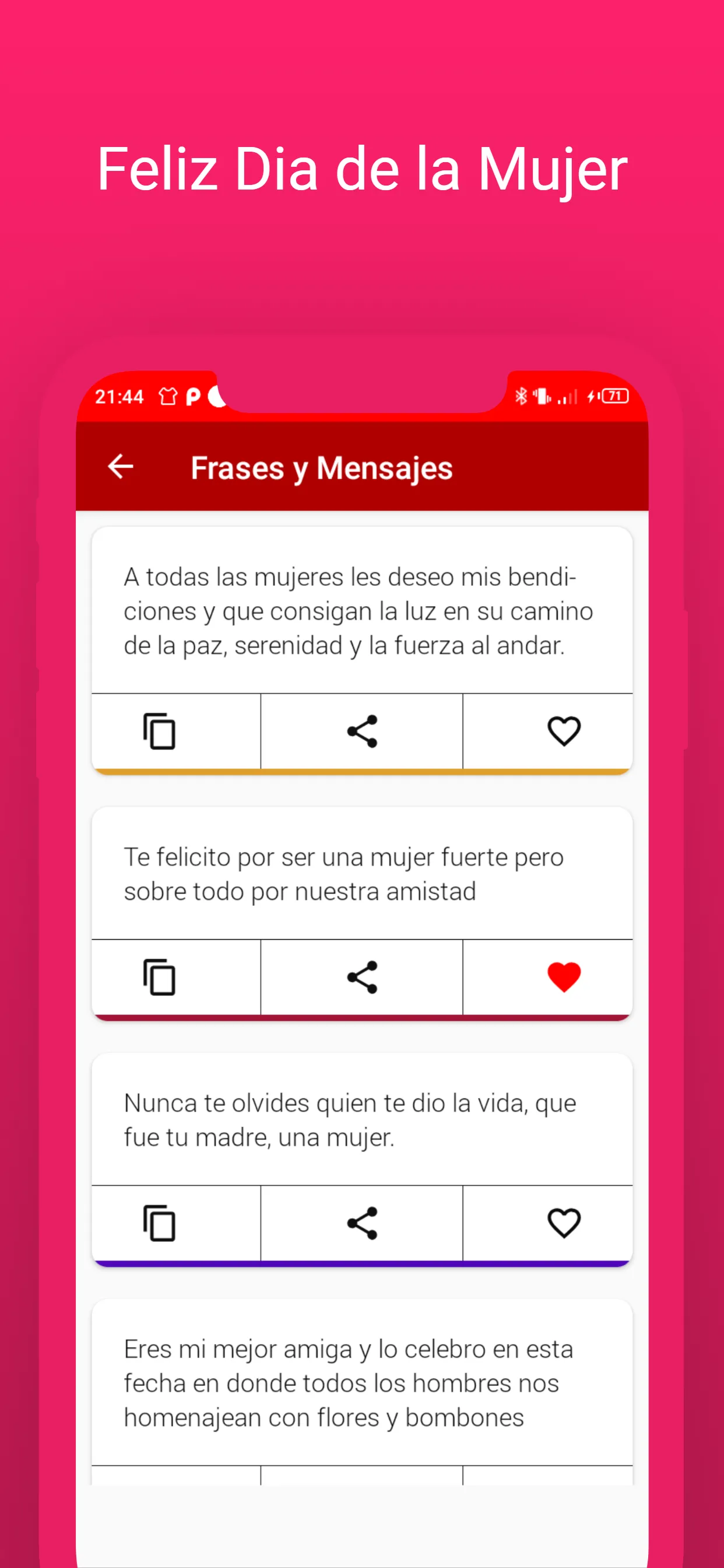 Feliz Dia de la Mujer 2024 | Indus Appstore | Screenshot