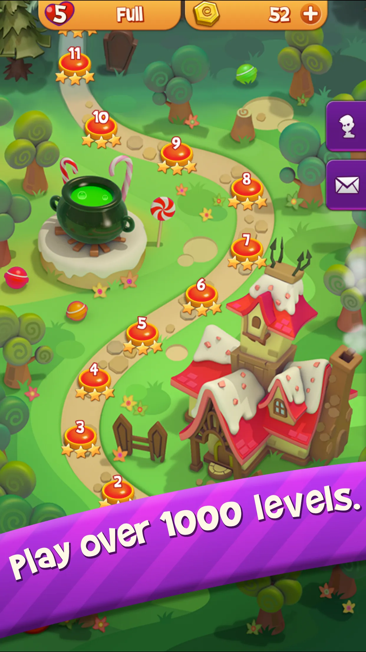 Sugar Witch - Match 3 Puzzle | Indus Appstore | Screenshot