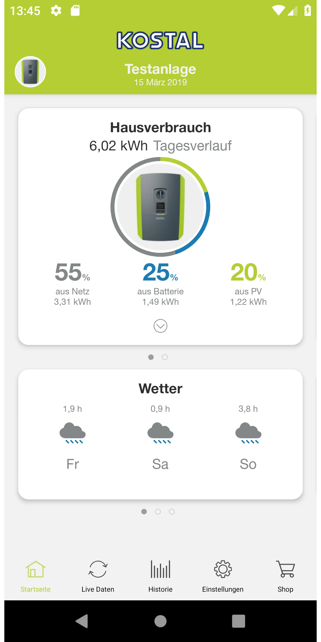 KOSTAL Solar App | Indus Appstore | Screenshot