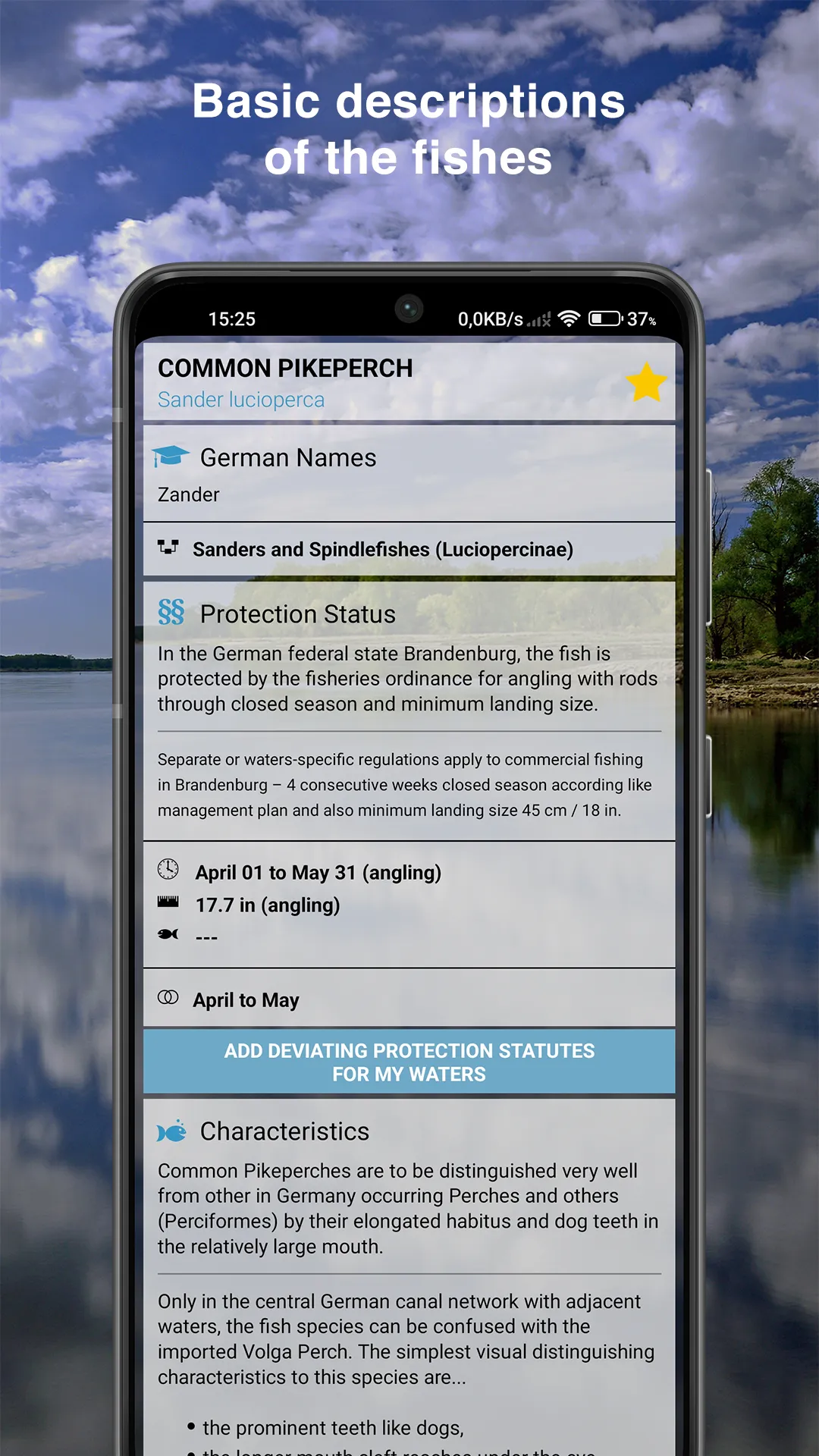 Fishguide Brandenburg | Indus Appstore | Screenshot