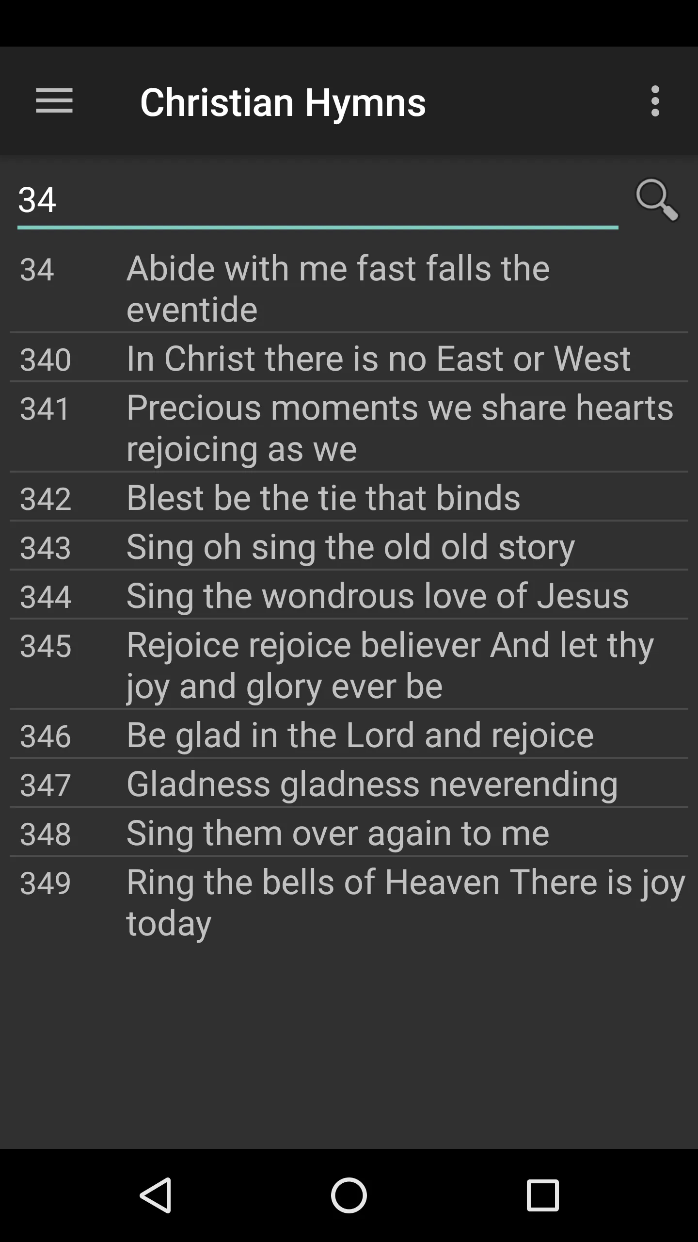 Christian English Hymns | Indus Appstore | Screenshot