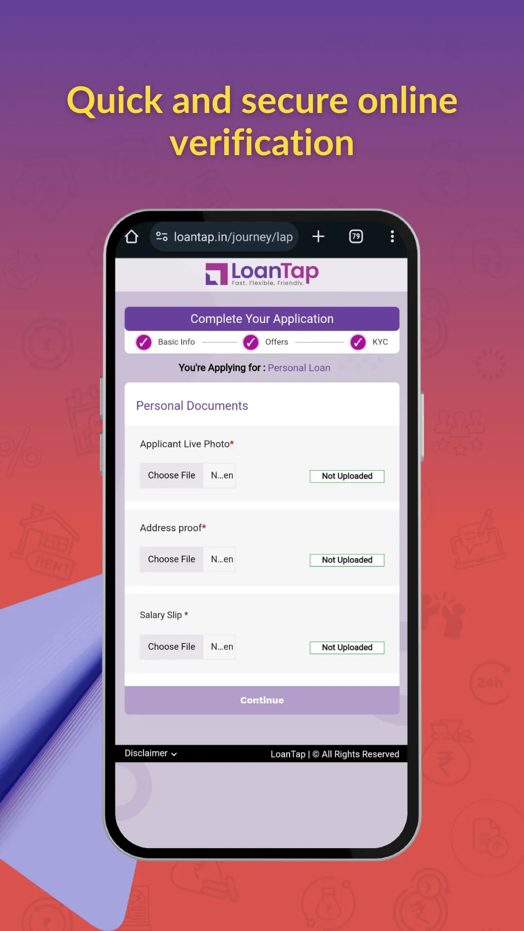 LoanTap - Personal Loan App | Indus Appstore | Screenshot